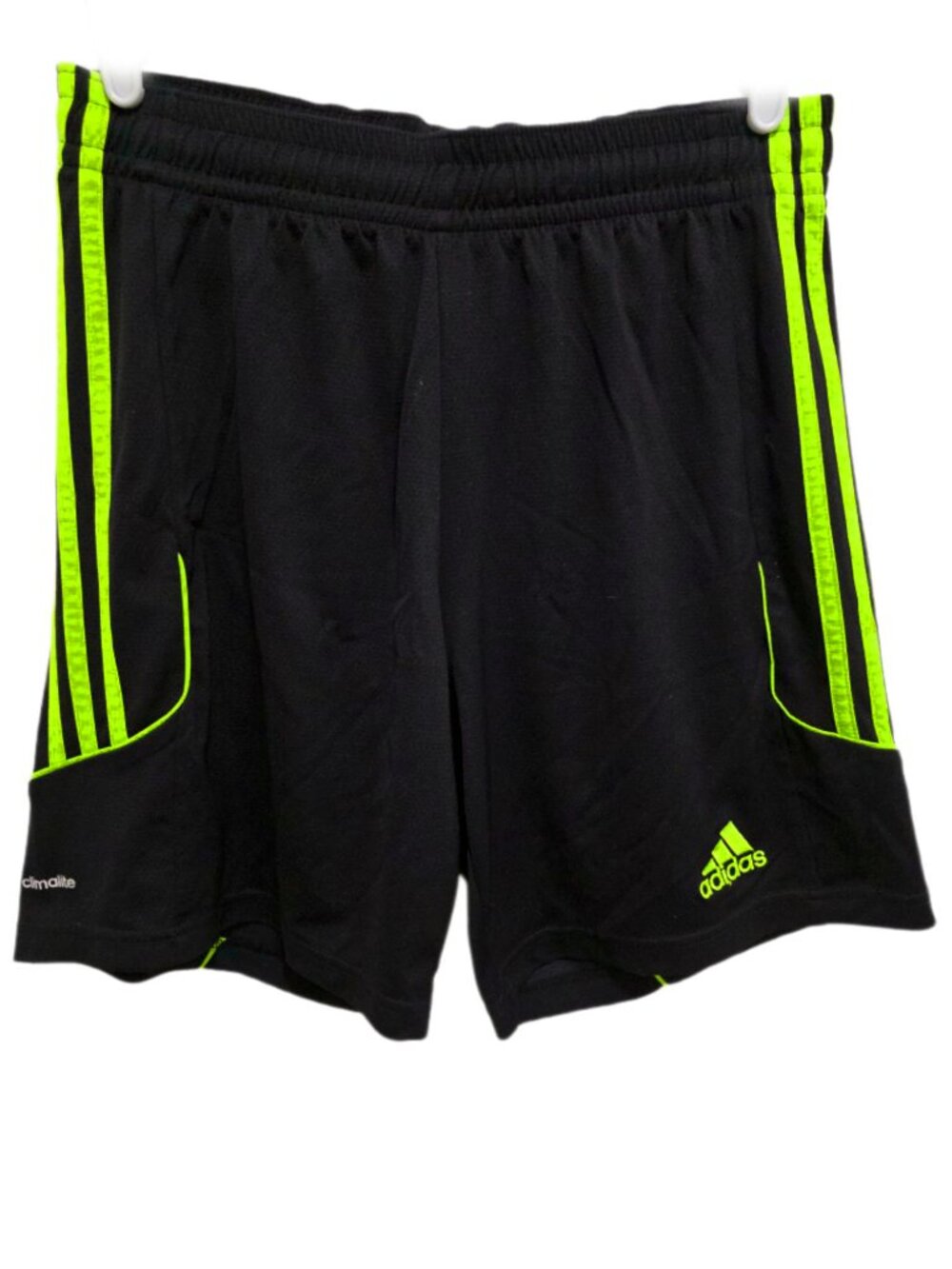 K5056 Boys adidas Climalite Activewear Long Shorts Sz.M